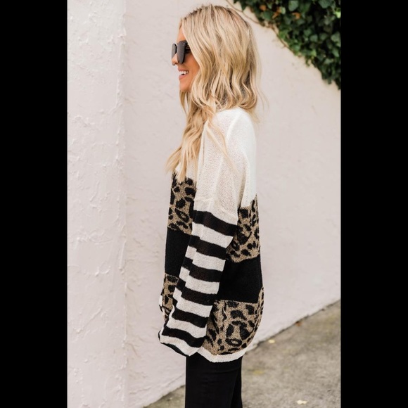 THE KATY LEOPARD SWEATER - Picture 3 of 5